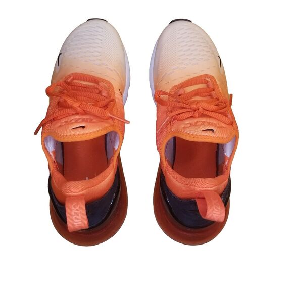 Nike Air Max 270 Women's Size 7 Orange Juice Running Shoes Sneakers DQ8585-801 - Picture 4 of 6